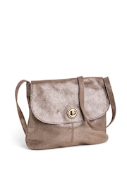 PIECES Large Leather Cross-Body Bag - صورة 1 من 3