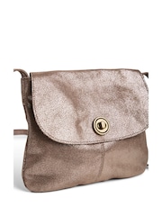 PIECES Large Leather Cross-Body Bag - صورة 3 من 3