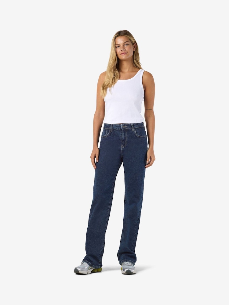 NOISY MAY Blue Straight Leg Denim Jeans - Image 5 of 5 NOISY MAY Blue Straight Leg Denim Jeans - Image 5 of 5