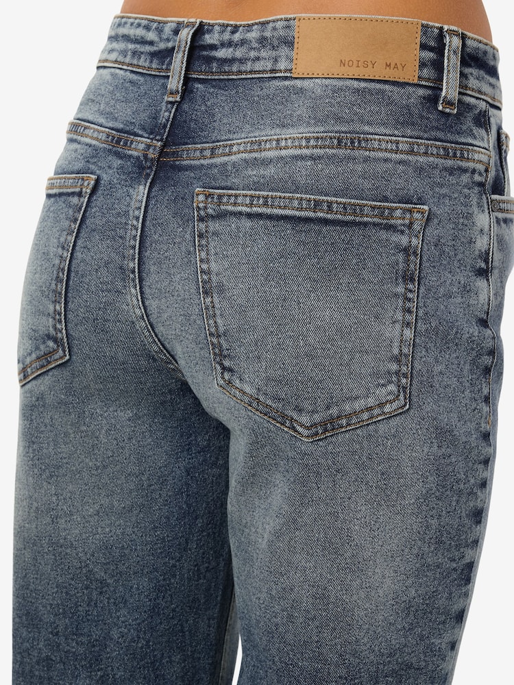 NOISY MAY Blue Straight Leg Denim Jeans - Image 2 of 8 NOISY MAY Blue Straight Leg Denim Jeans - Image 2 of 8