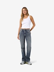 NOISY MAY Blue Straight Leg Denim Jeans - Image 3 of 8