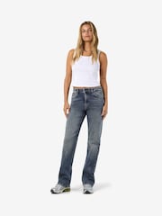 NOISY MAY Blue Straight Leg Denim Jeans - Image 6 of 8