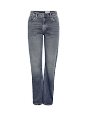 NOISY MAY Blue Straight Leg Denim Jeans - Image 7 of 8