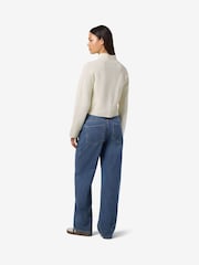 NOISY MAY Double Zip Mockneck Knitted Cardigan - Bild 3 von 6