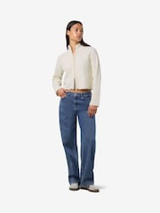 NOISY MAY Double Zip Mockneck Knitted Cardigan - Bild 4 von 6