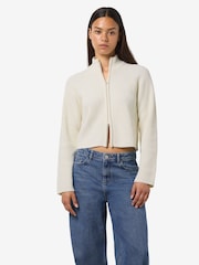 NOISY MAY Double Zip Mockneck Knitted Cardigan - Bild 5 von 6
