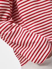 PIECES White Long Sleeve Jersey Relaxed Top - Image 5 of 6