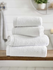 The Lyndon Company White Egyptian Cotton Plush Spa Towel - Image 1 of 3