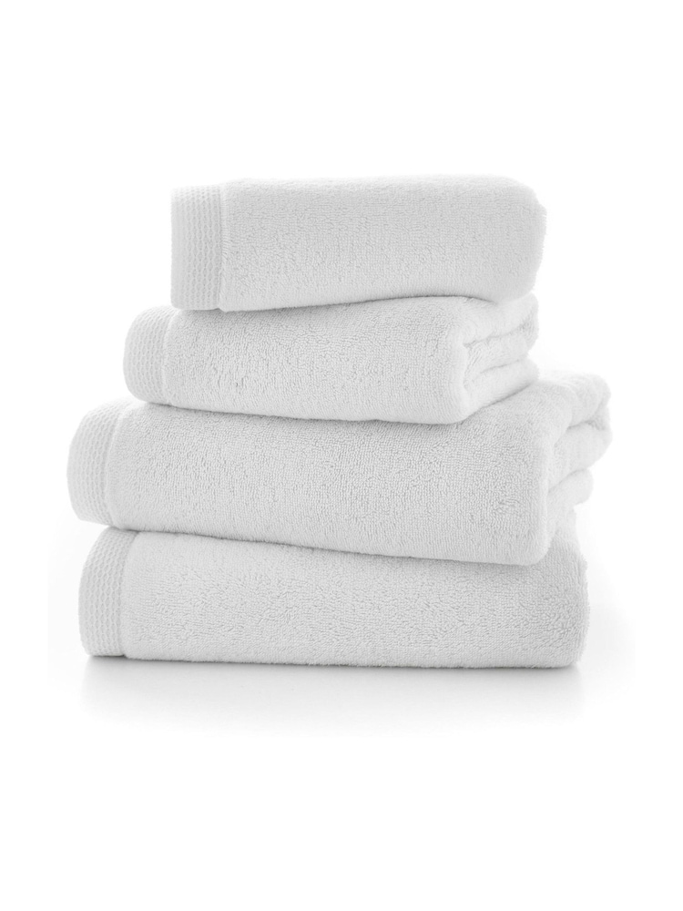 The Lyndon Company White Egyptian Cotton Plush Spa Towel - Image 2 of 3 The Lyndon Company White Egyptian Cotton Plush Spa Towel - Image 2 of 3