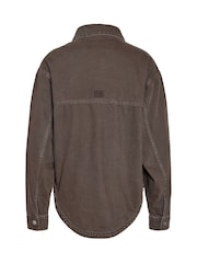 NOISY MAY Brown Denim Relaxed Shacket - Image 12 of 12