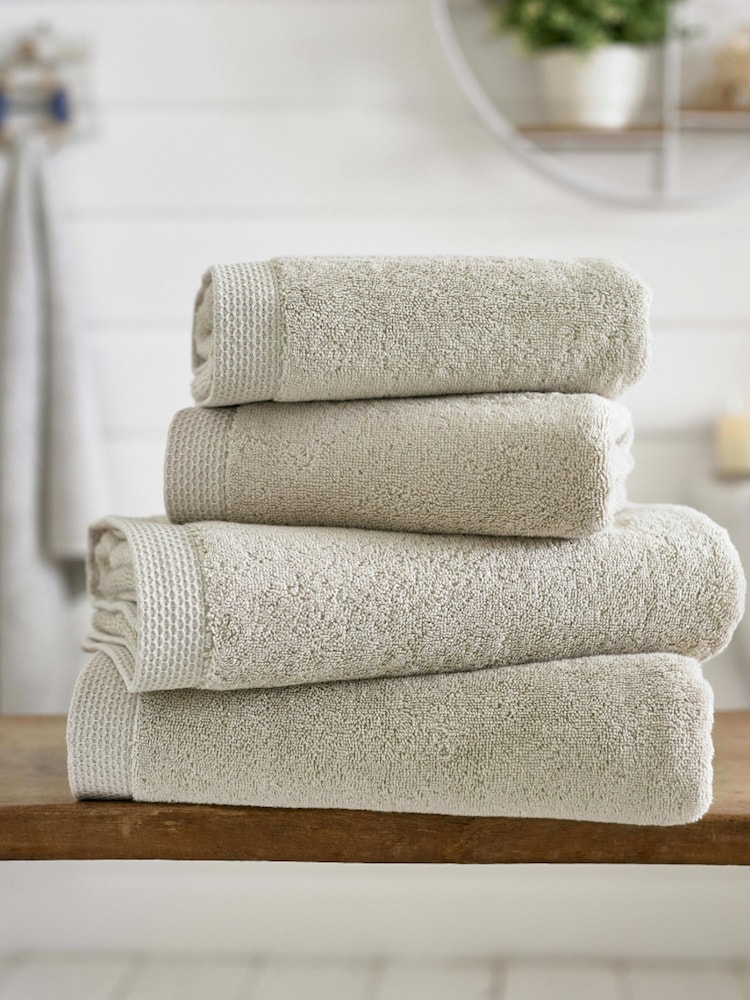 The Lyndon Company Natural Egyptian Cotton Plush Spa Towel - Image 1 of 4 The Lyndon Company Natural Egyptian Cotton Plush Spa Towel - Image 1 of 4