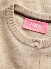 JJXX Cream Knitted Cardigan - Image 7 of 8