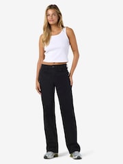 NOISY MAY Black Straight Leg Denim Jeans - Image 3 of 8