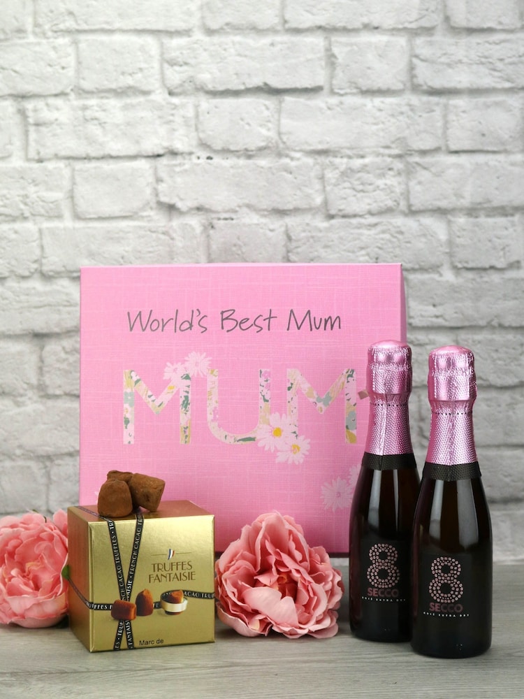 Le Bon Vin World Best Mum Sparkling Rosé Truffles Gift Set - Image 1 of 1