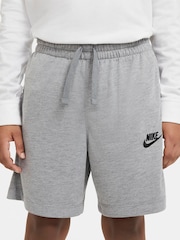 Nike Grey Club Jersey Shorts - Image 2 of 7