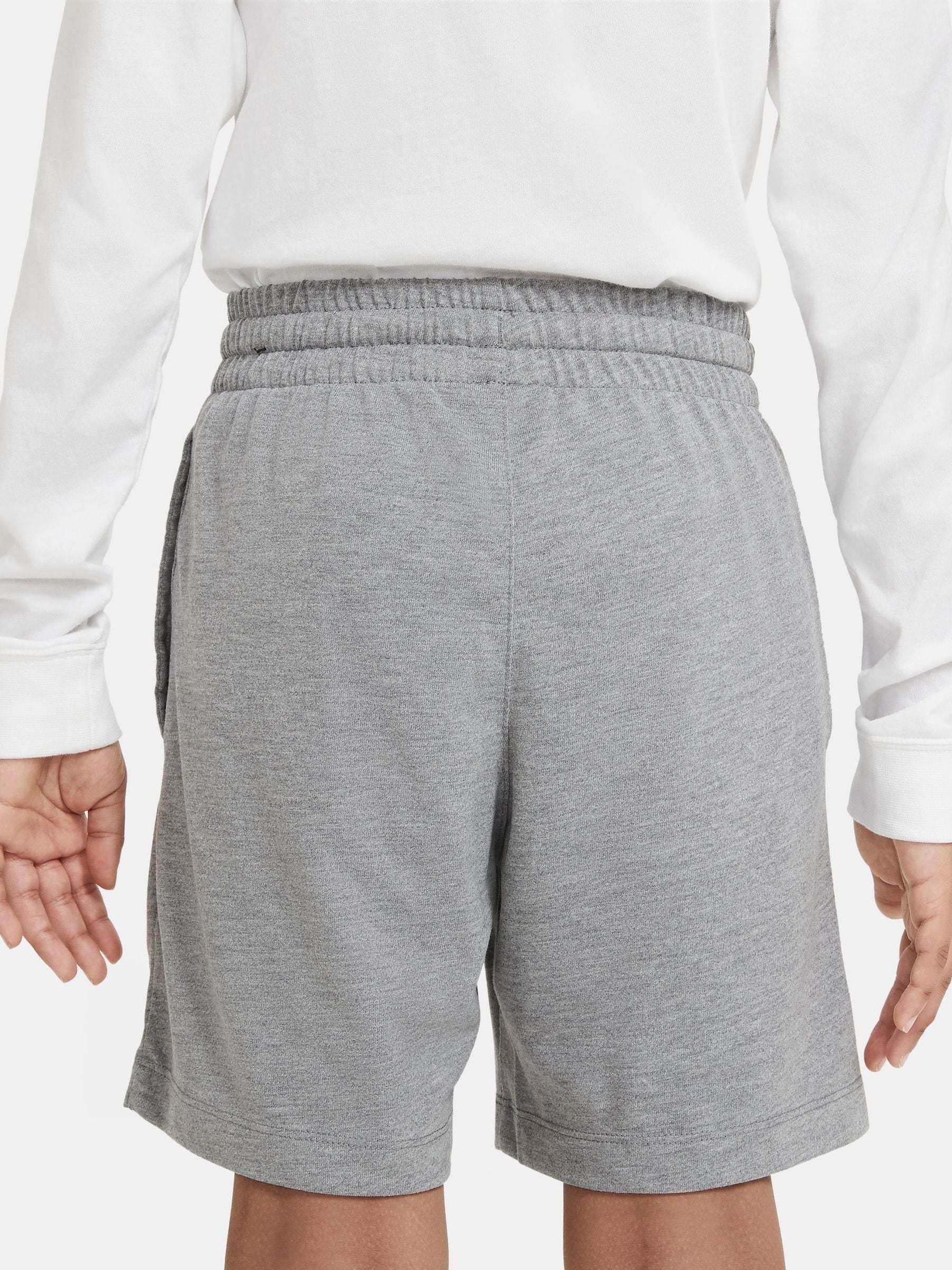 Buy Nike Grey 100 Cotton Club Jersey Shorts from Next Luxembourg