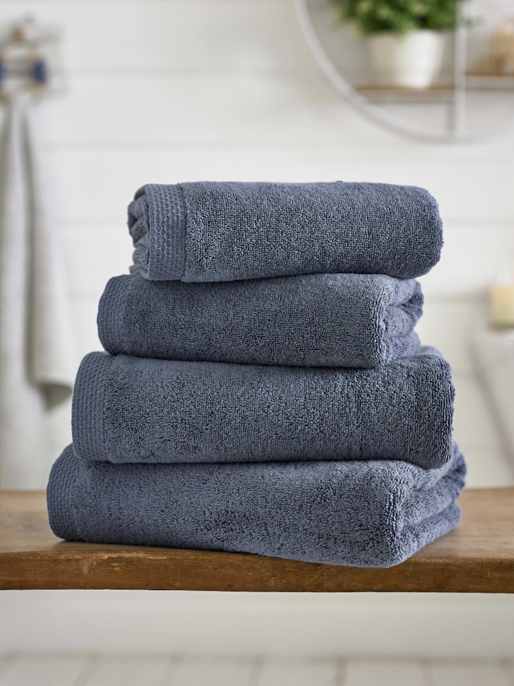 The Lyndon Company Midnight Egyptian Cotton Plush Spa Towel - Image 1 of 3 The Lyndon Company Midnight Egyptian Cotton Plush Spa Towel - Image 1 of 3