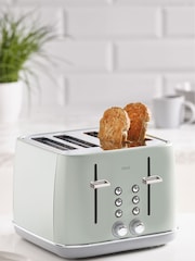 Sage Green Electric 4 Slice Toaster - Image 1 of 6