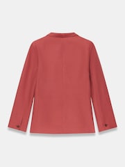 Mint Velvet Red Linen Tailored Blazer - Image 8 of 8