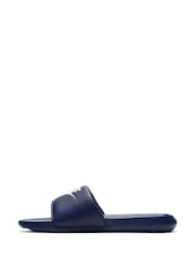 Nike Navy/White Victori One Sliders - Image 2 of 6
