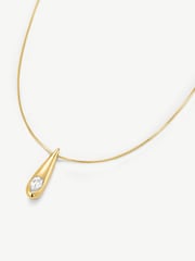 D.Louise Mini T-bar Necklace - Attēls 4 no 4