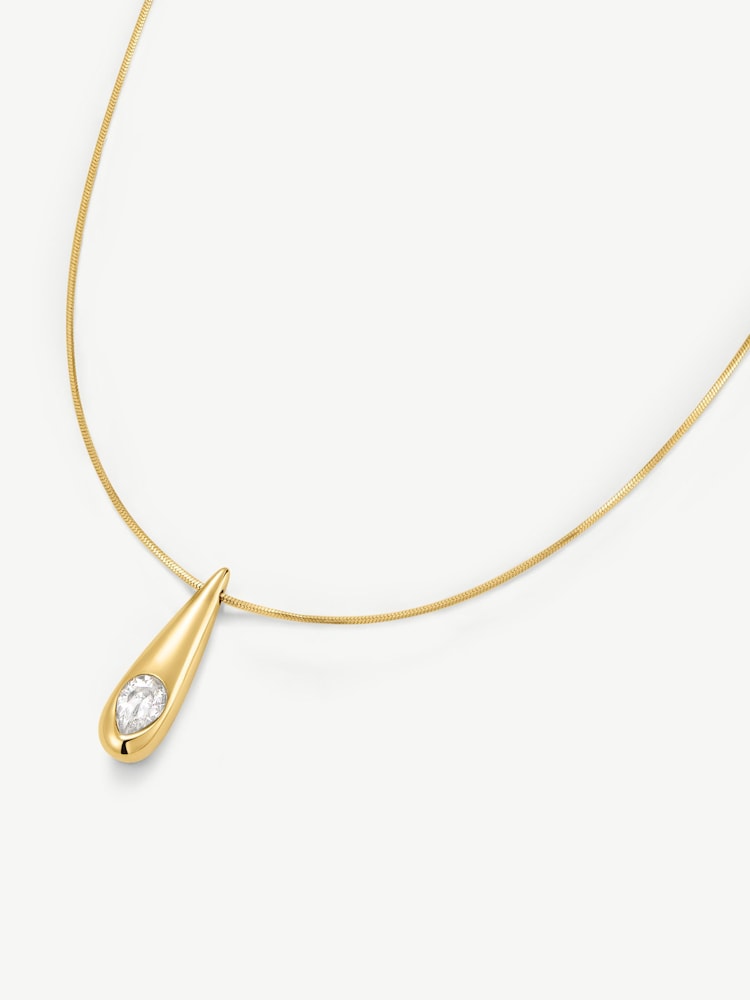 D.Louise Mini T-bar Necklace - Attēls 4 no 4