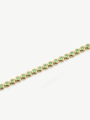 D.Louise klassisk tennisarmband med bezel - Bild 4 av 4