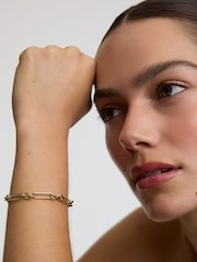 D.Louise Love Link T Bar Chain Bracelet - Bild 1 von 5