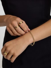 D.Louise Love Link T Bar Chain Bracelet - Bild 2 von 5