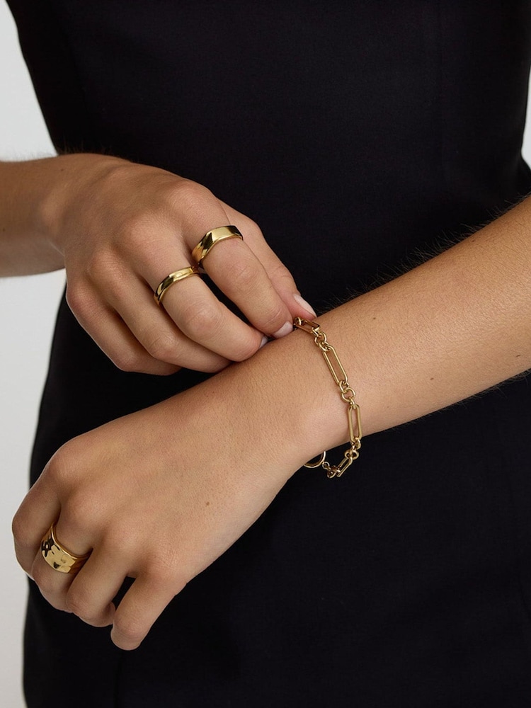 D.Louise Love Link T Bar Chain Bracelet - Bild 2 von 5