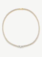 D.Louise Luxe Graduated Tennis Necklace - صورة 4 من 5