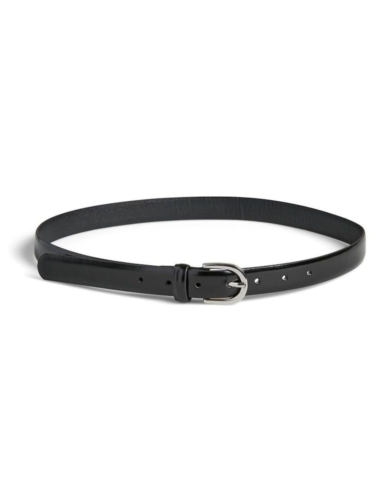 PIECES Black Leather Belt - Image 3 of 3 PIECES Black Leather Belt - Image 3 of 3