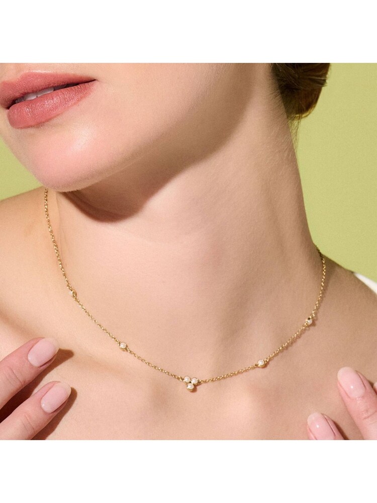 Olivia Burton Jewellery Ladies Gold Tone Classics Pearl Cluster Necklace - Image 3 of 3 Olivia Burton Jewellery Ladies Gold Tone Classics Pearl Cluster Necklace - Image 3 of 3