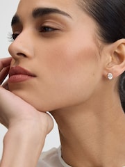 D.Louise Bold Oval Solitaire 2.5 ct Earrings - Bild 2 von 4