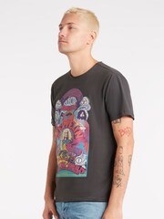 Amplified Grey Led Zepplin Electric Magic 100% Cotton T-Shirt - Image 3 of 4