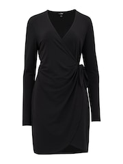 Pour Moi Black Bryony Slinky Dress - Image 4 of 5