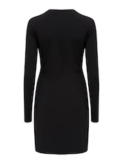 Pour Moi Black Bryony Slinky Dress - Image 5 of 5