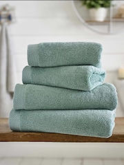The Lyndon Company Duck Egg Egyptian Cotton Plush Spa Towel - Image 1 of 4