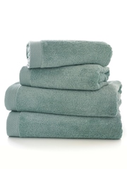 The Lyndon Company Duck Egg Egyptian Cotton Plush Spa Towel - Image 2 of 4