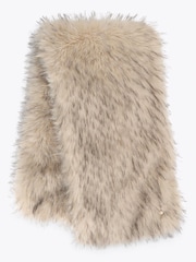 Carvela Cream Fur Scarf - Image 1 of 3