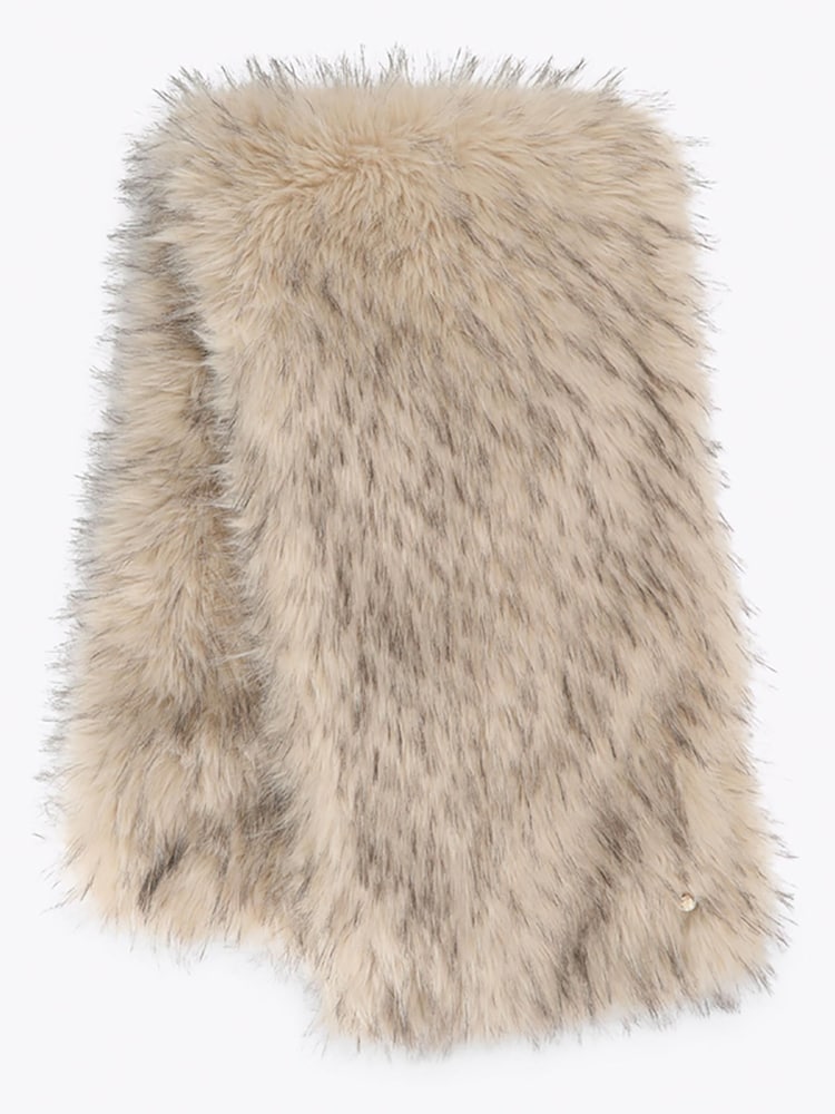 Carvela Cream Fur Scarf - Image 1 of 3
