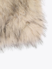 Carvela Cream Fur Scarf - Image 3 of 3