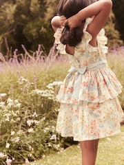 Laura Ashley Ivory Megan Bow Detail Prom Dress - Image 5 of 11