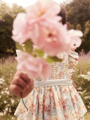 Laura Ashley Ivory Megan Bow Detail Prom Dress - Image 6 of 11