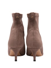 Ravel Tan Brown Imi Sock Ankle Boots - Image 4 of 7