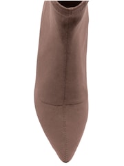 Ravel Tan Brown Imi Sock Ankle Boots - Image 5 of 7