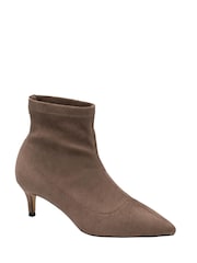 Ravel Tan Brown Imi Sock Ankle Boots - Image 7 of 7