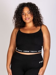 Pineapple Black Strappy Crop Top - Image 4 of 8