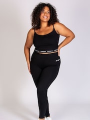 Pineapple Black Strappy Crop Top - Image 5 of 8