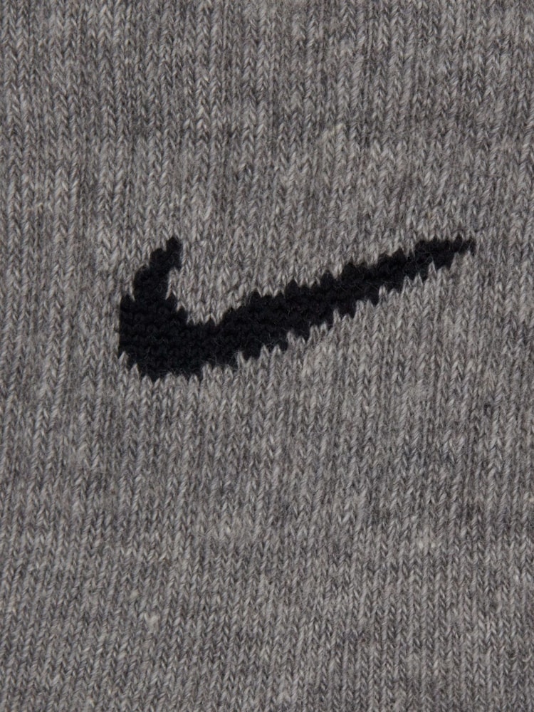 Nike Multi Ankle Everyday Cushioned Crew Socks 3 Pack - Image 4 of 4